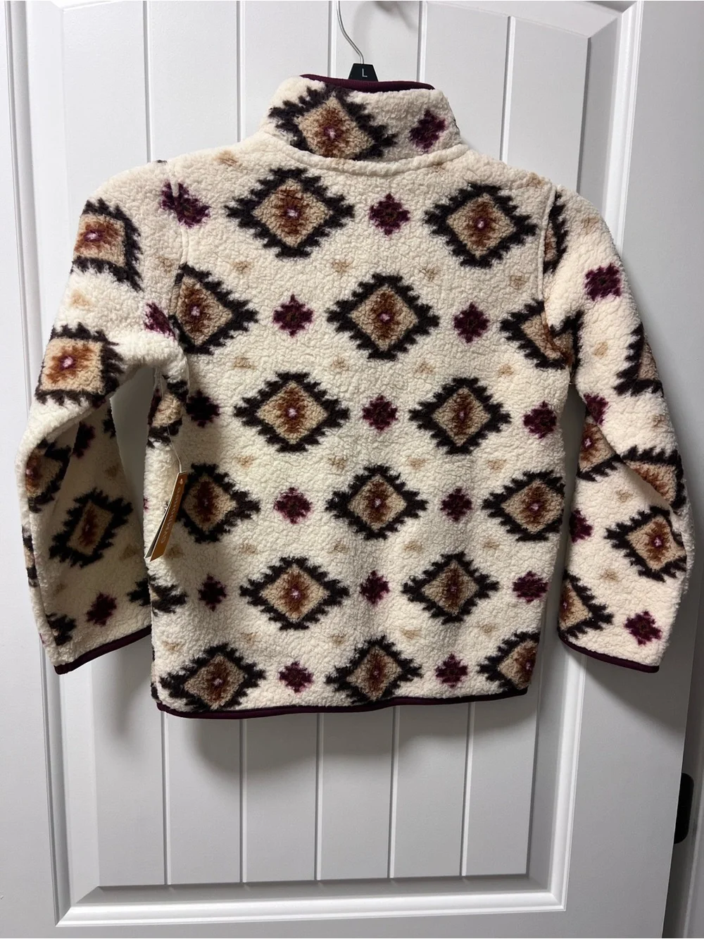 Kids size 7- Gymboree: Rustic Ranch sherpa pullover - new with tags